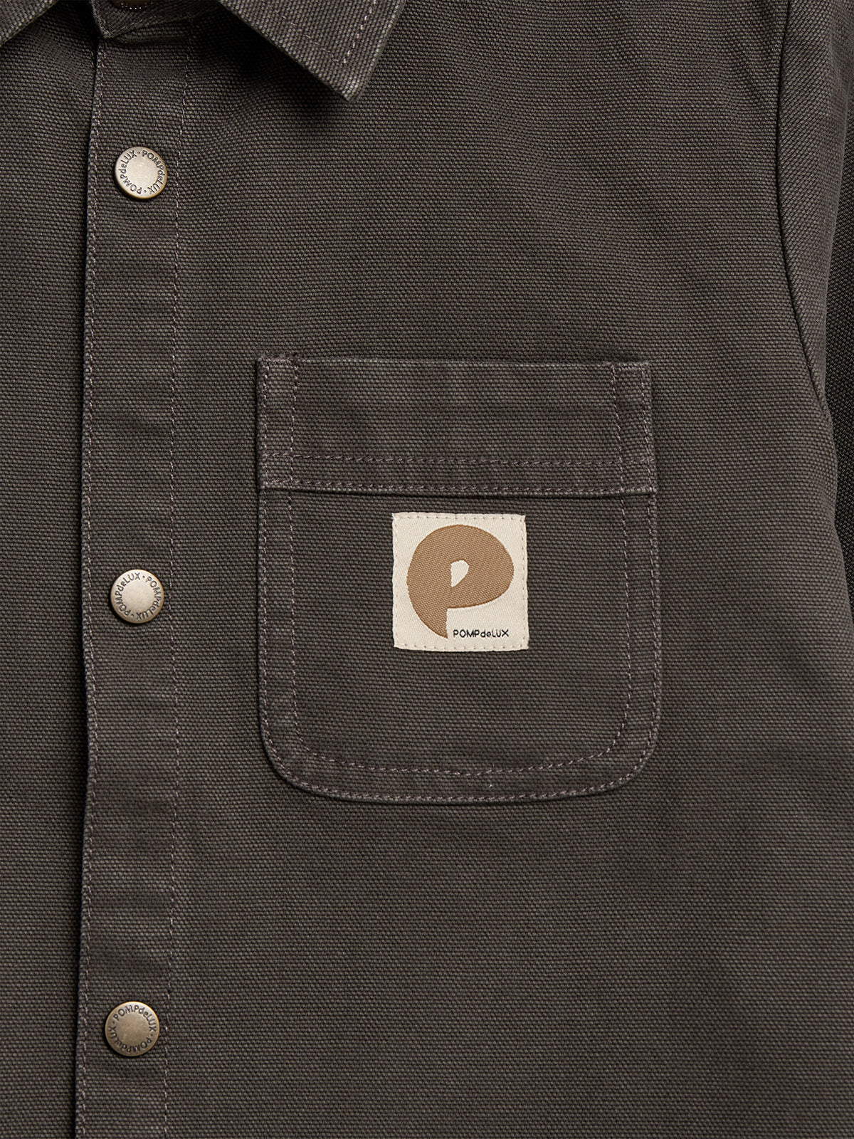 Canvas Overshirt - Tween - Mørkegrå | 100346 Dereck