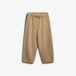 Barrel-leg bukser i Tencel - Tween - Beige | 100135 Asta