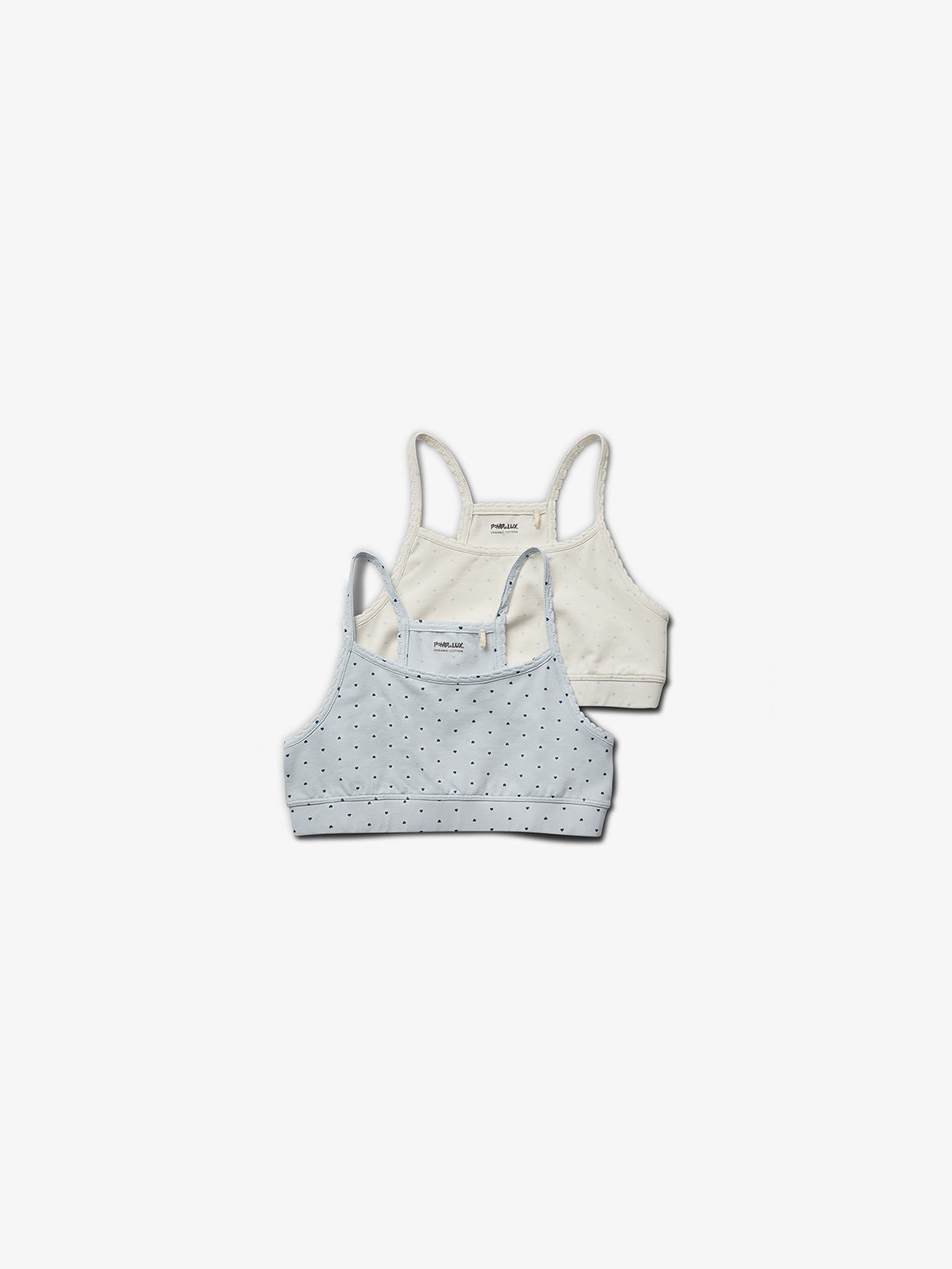 Crop top 2-pak - Blå | 100150 Clara