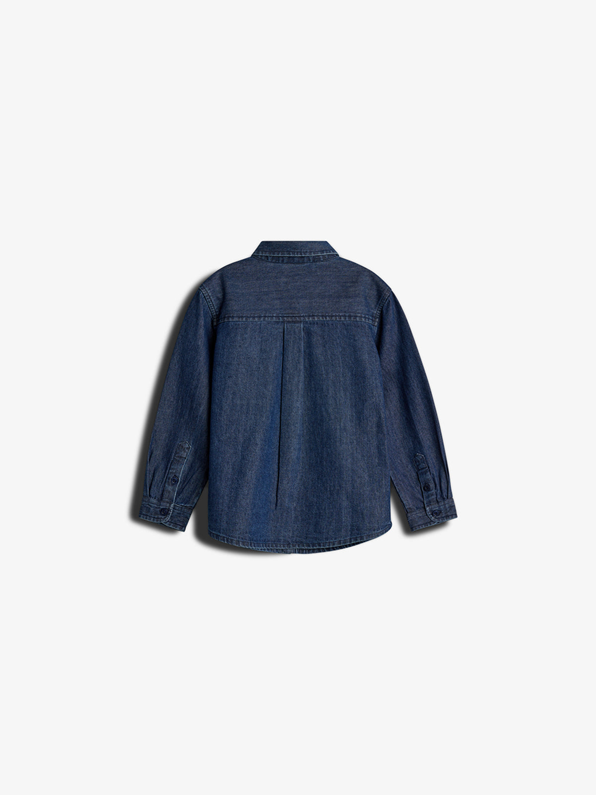 Denimskjorte- Kids - Mørkeblå Denim | 100176 Delhi