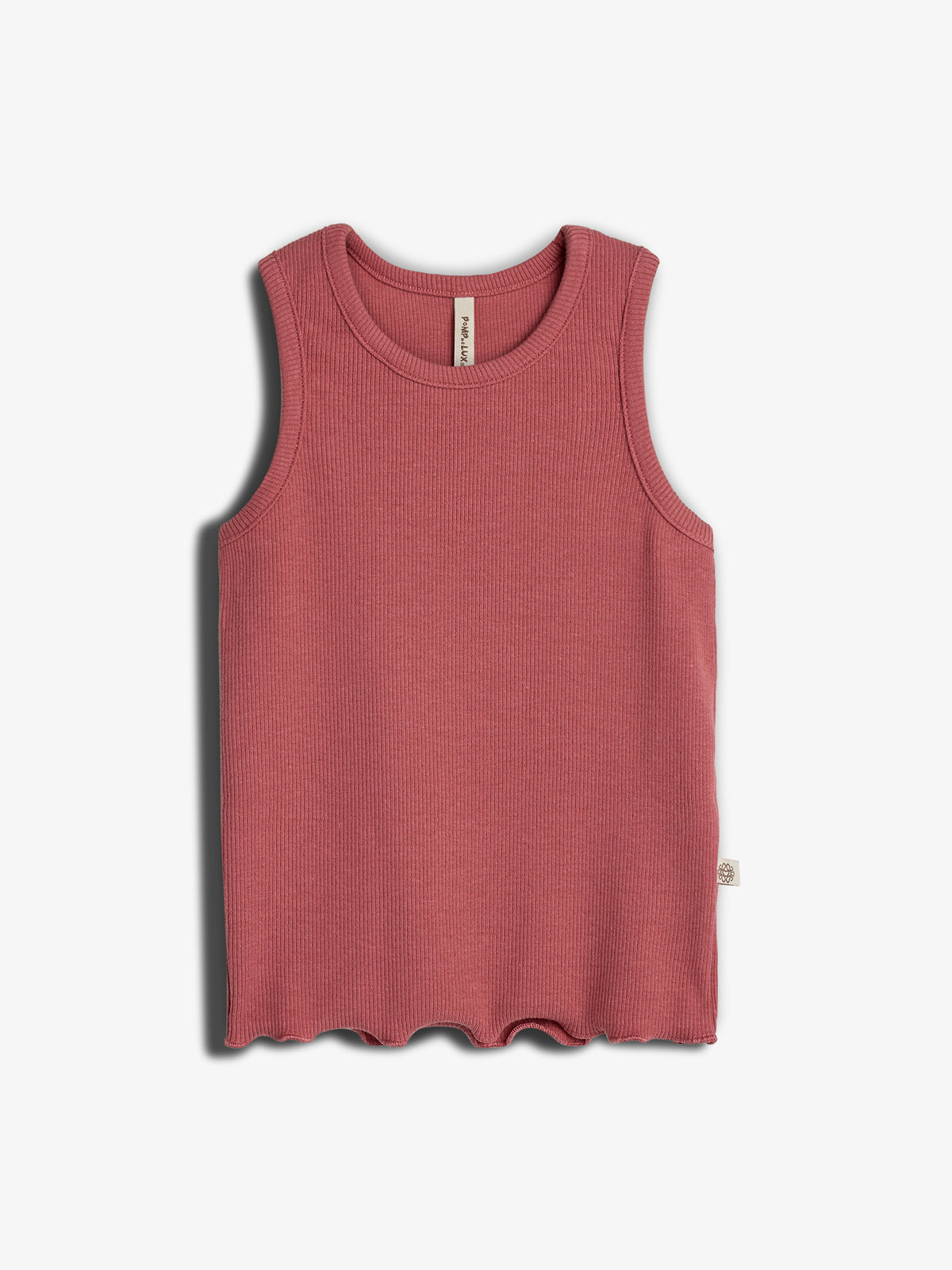 Basic Modal Rib Top Uden Ærmer - Tween - Blush | 100449 Fiona