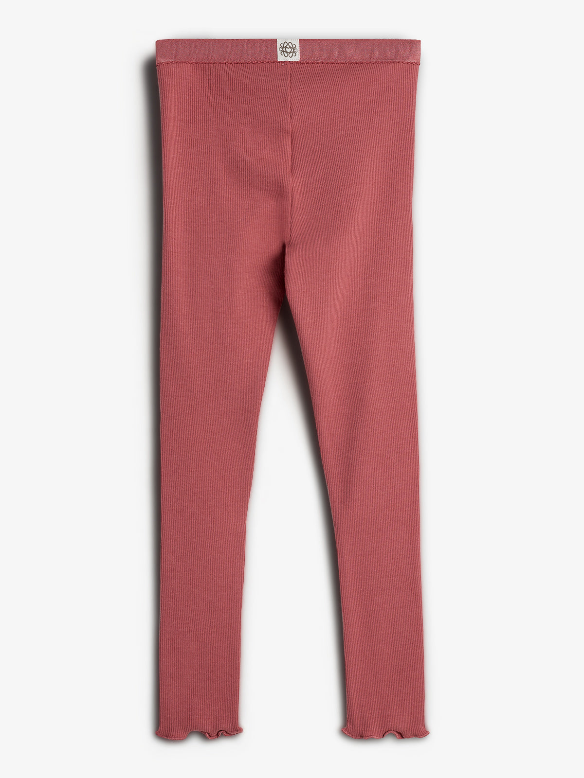 Basic Modal Rib Leggings - Blush | 100328 Fiona