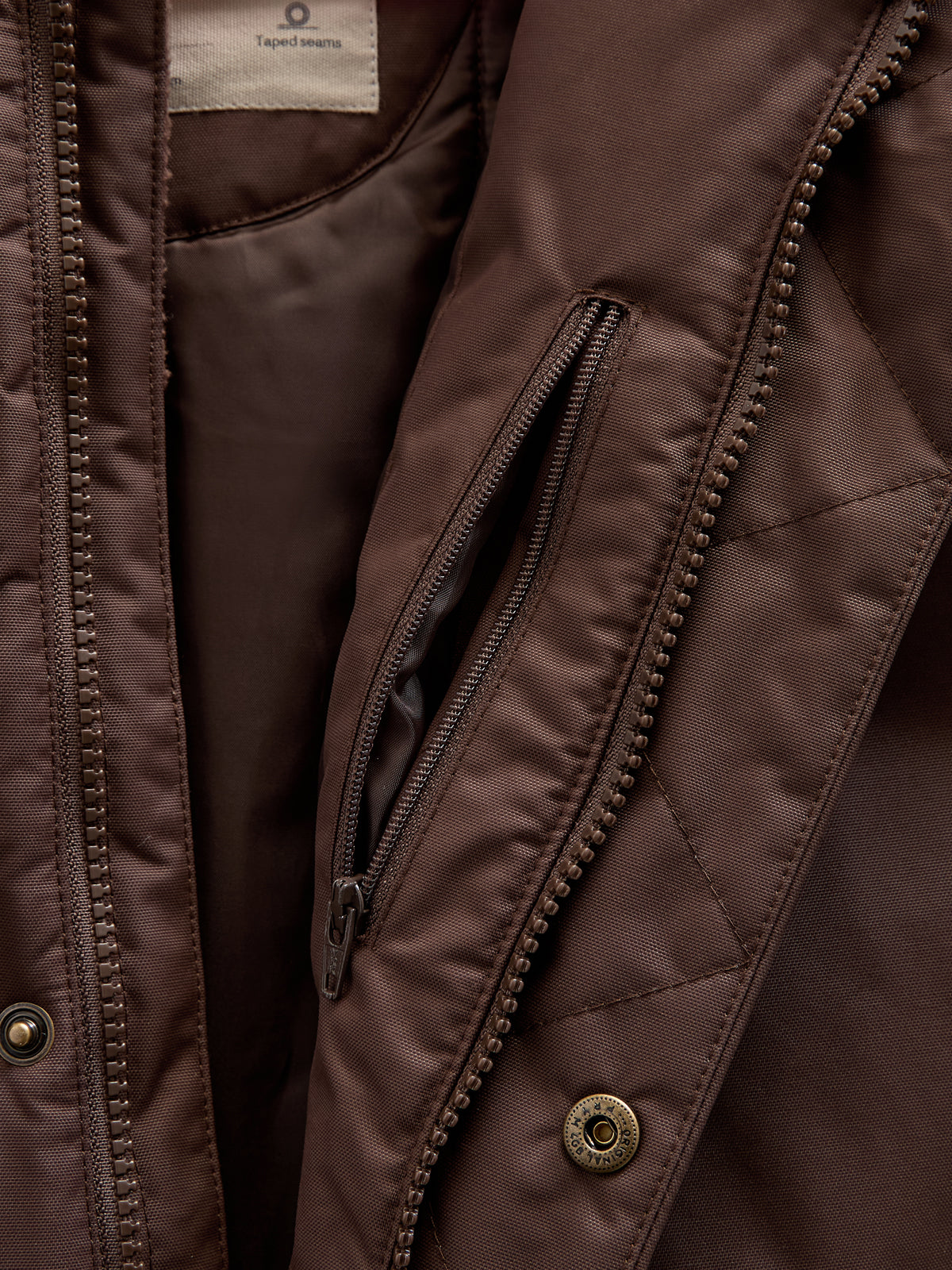 Flyverdragt med enkelt lynlås - All - Chocolate | 100522 Calgary