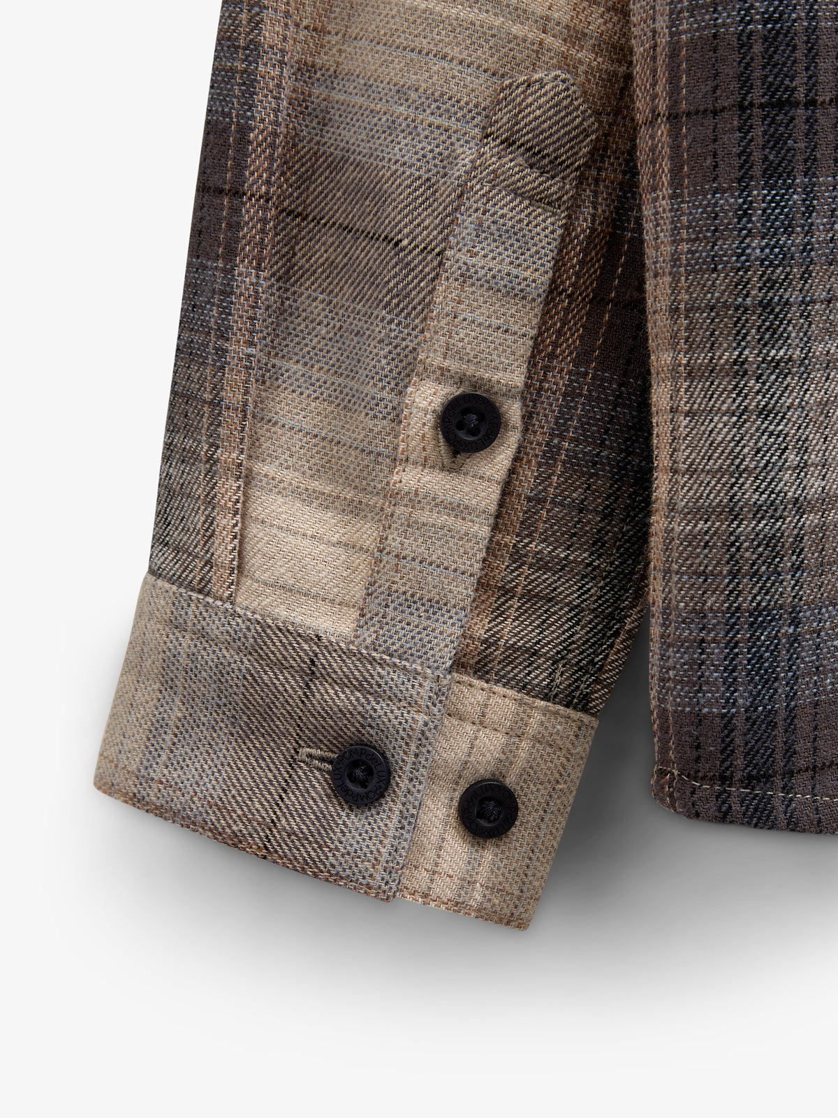 Ternet flannelskjorte - Tween - Brown Navy Check | 100527 Henry