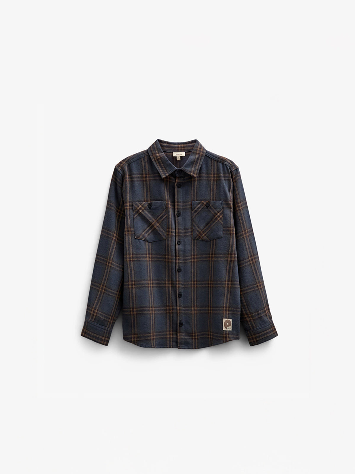 Ternet flannelskjorte - Tween - Navy Check | 100528 Henry