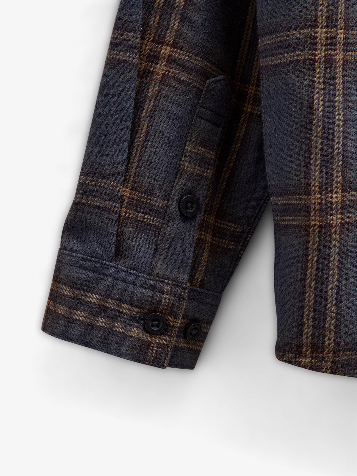 Ternet flannelskjorte - Tween - Navy Check | 100528 Henry