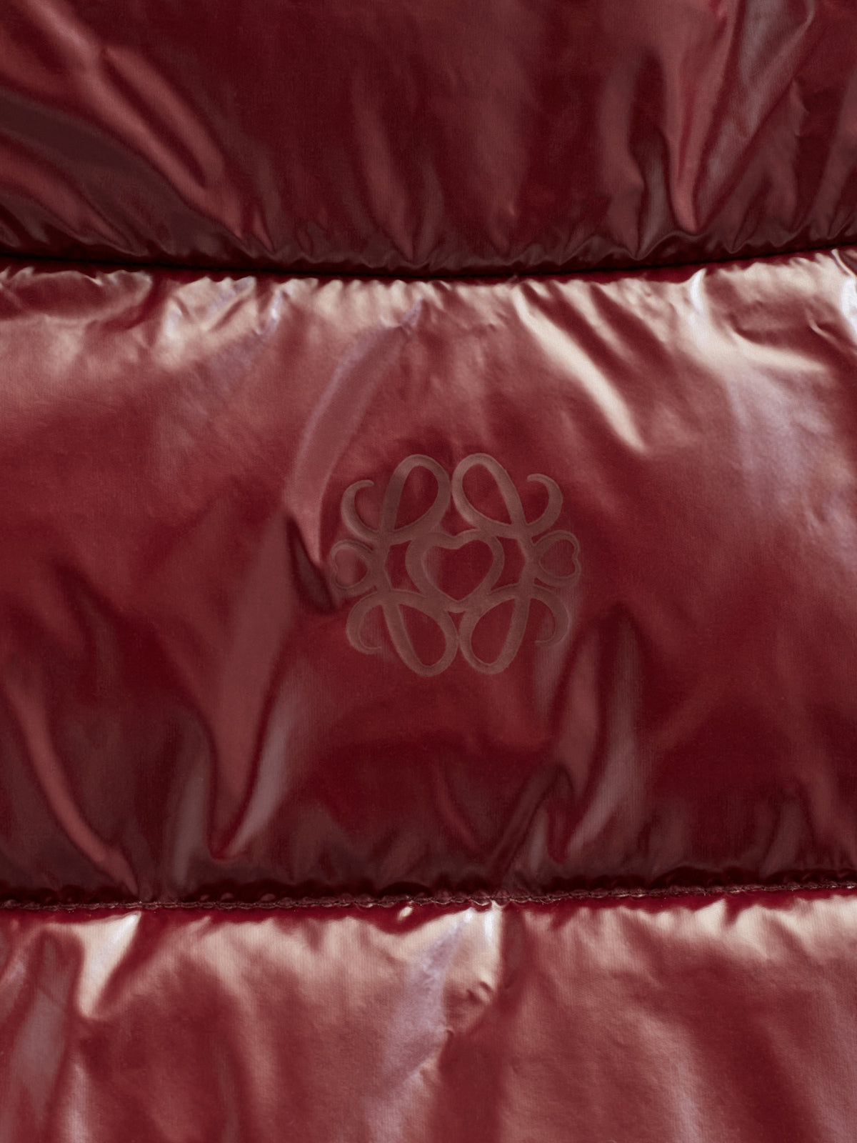 Shinny Pufferjakke - Tween - Burgundy | 100531 Violet