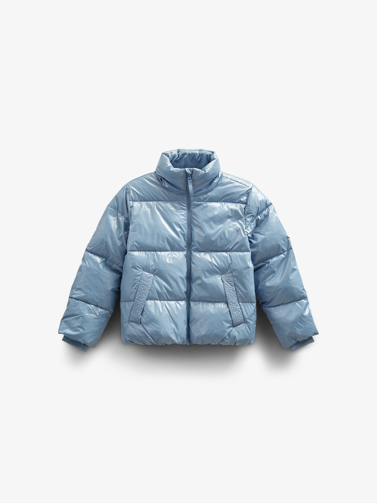 Shiny Pufferjakke - Tween - Blue | 100533 Violet
