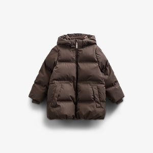 Vinterjakke med snøre - Kids - Chocolate | 100536 Elenor