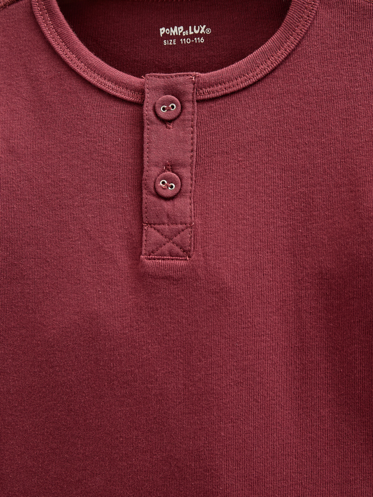 Pyjamas i jersey - Kids - Burgundy | 100554 Bangkok