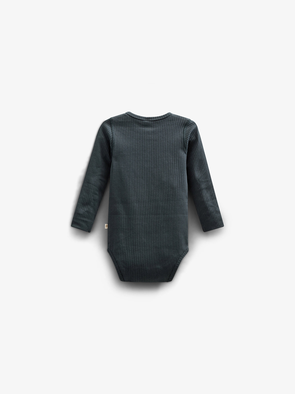 Langærmet Body i Bomuldsrib - Kids - Forest Green | 100560 Manson