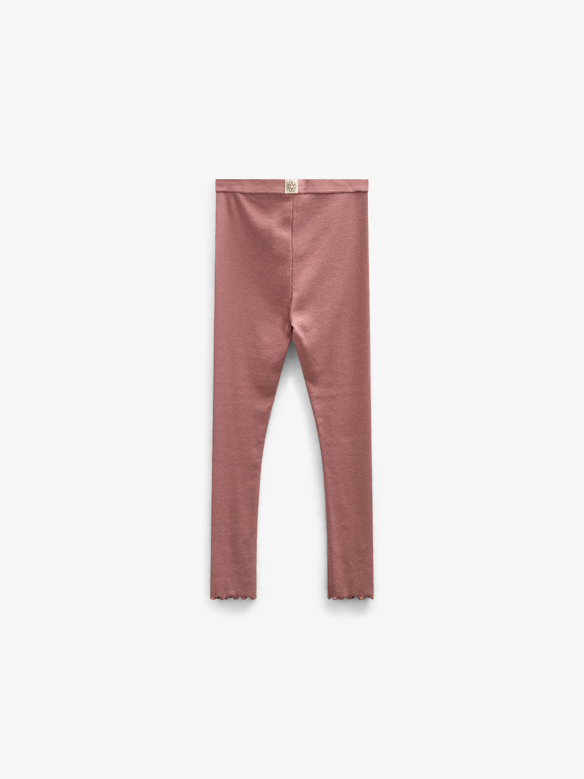 Rib-leggings i Modal - Kids - Old Rose | 100586 Mia