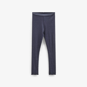Rib-leggings i Modal - Kids - Navy | 100588 Mia