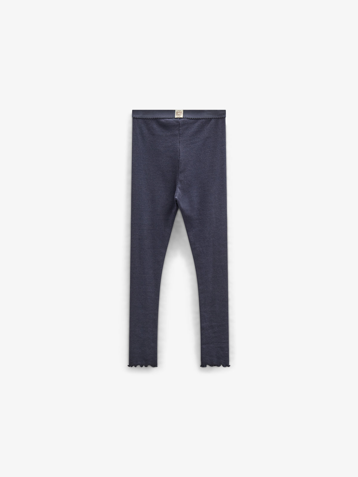 Rib-leggings i Modal - Tween - Navy | 100589 Mia