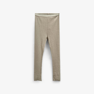 Rib-leggings i Modal - Kids - Dusty Green | 100590 Mia