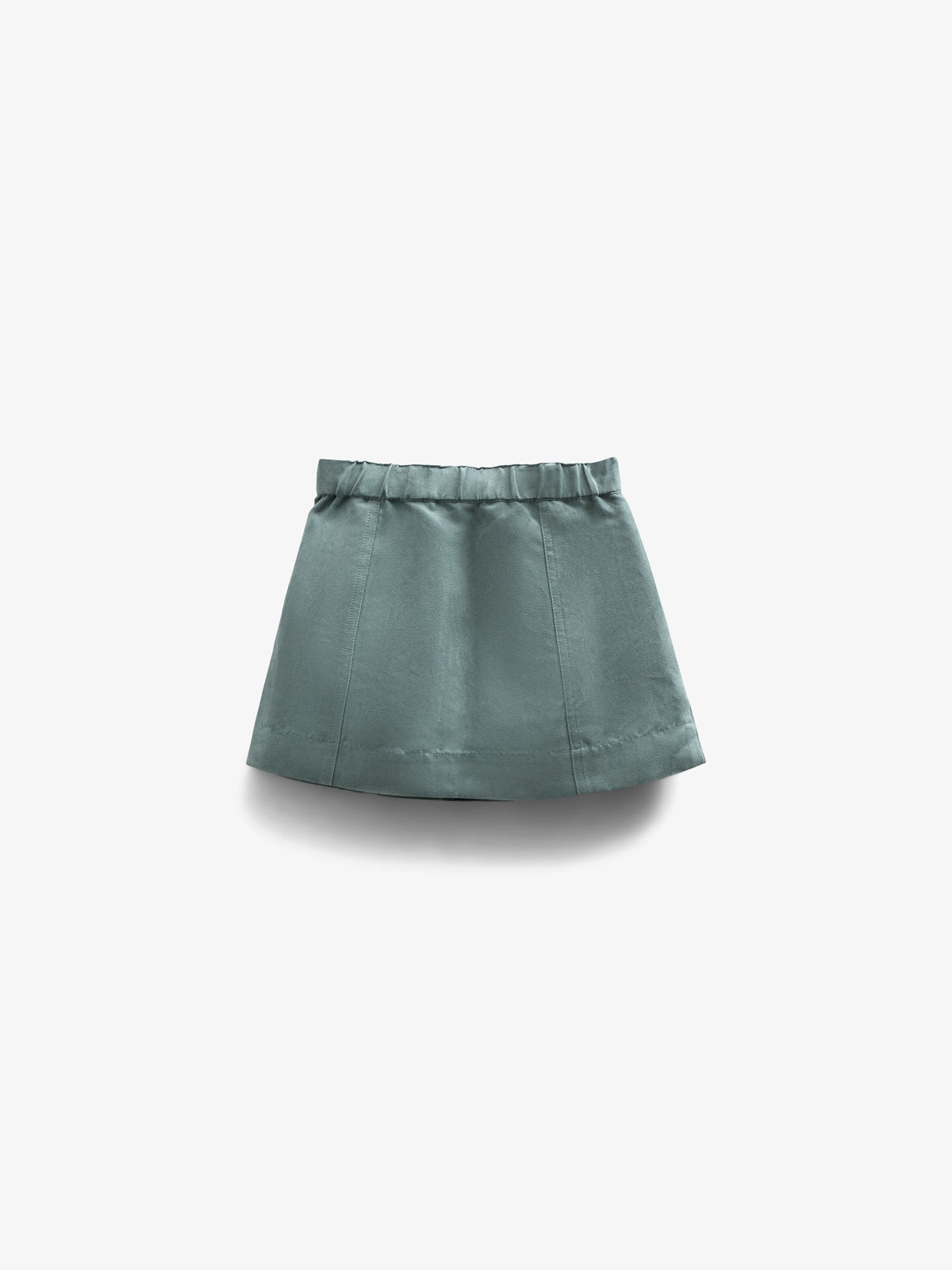 Nederdel i imiteret ruskind - Kids - Dusty Dark Green | 100594 Selene