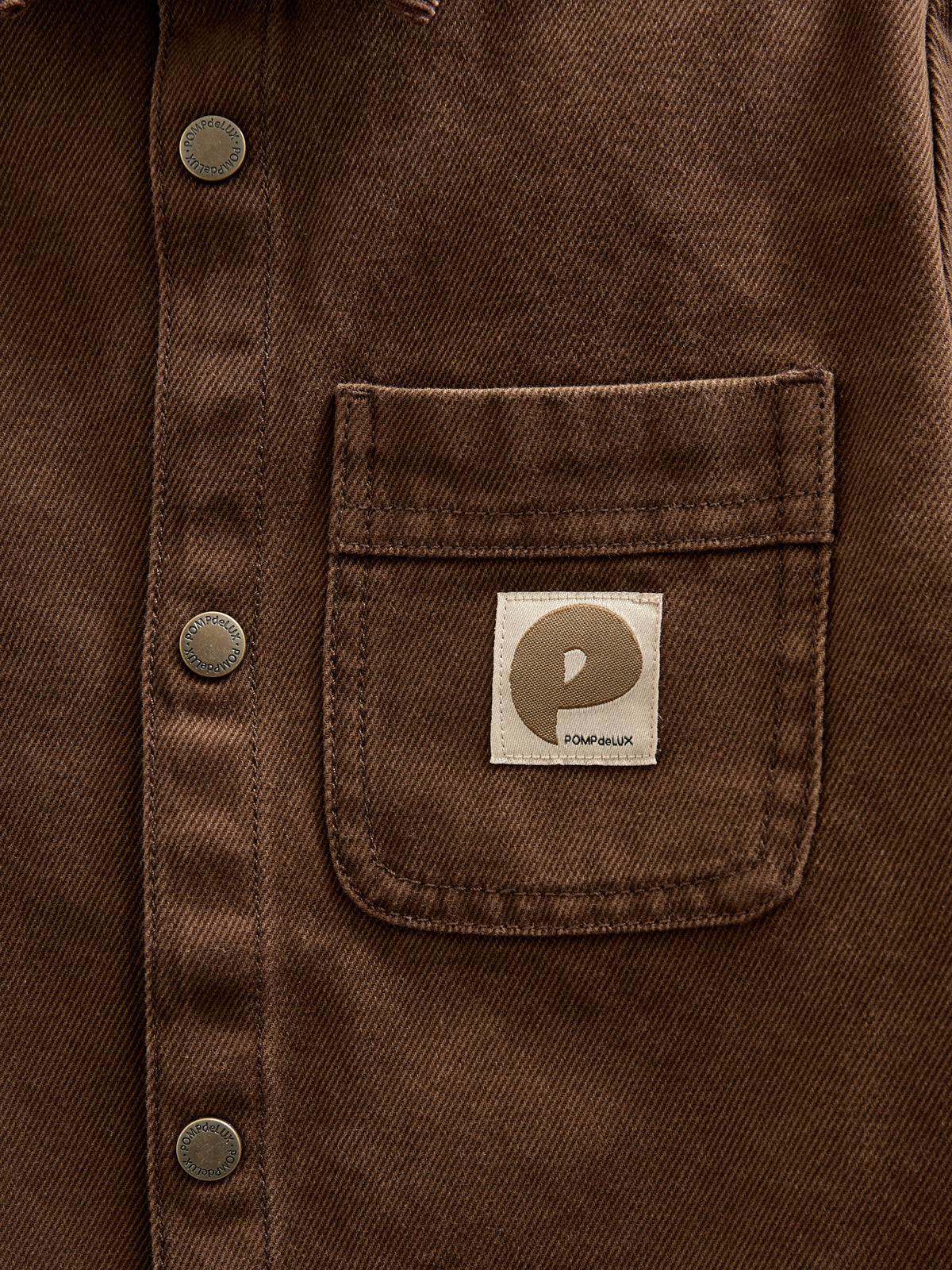 Overshirt i Twill - Kids - Chocolate | 100610 Carter