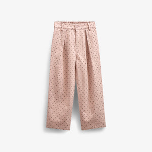 Twill-Bukser med prikker - Tween - Rose | 100613 Iris