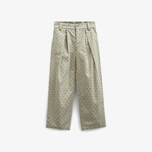 Twill-Bukser med prikker - Tween - Dusty Green | 100617 Iris
