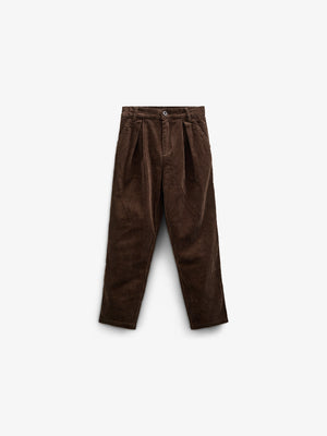Bløde Fløjlsbukser - Tween - Chocolate | 100619 Margot