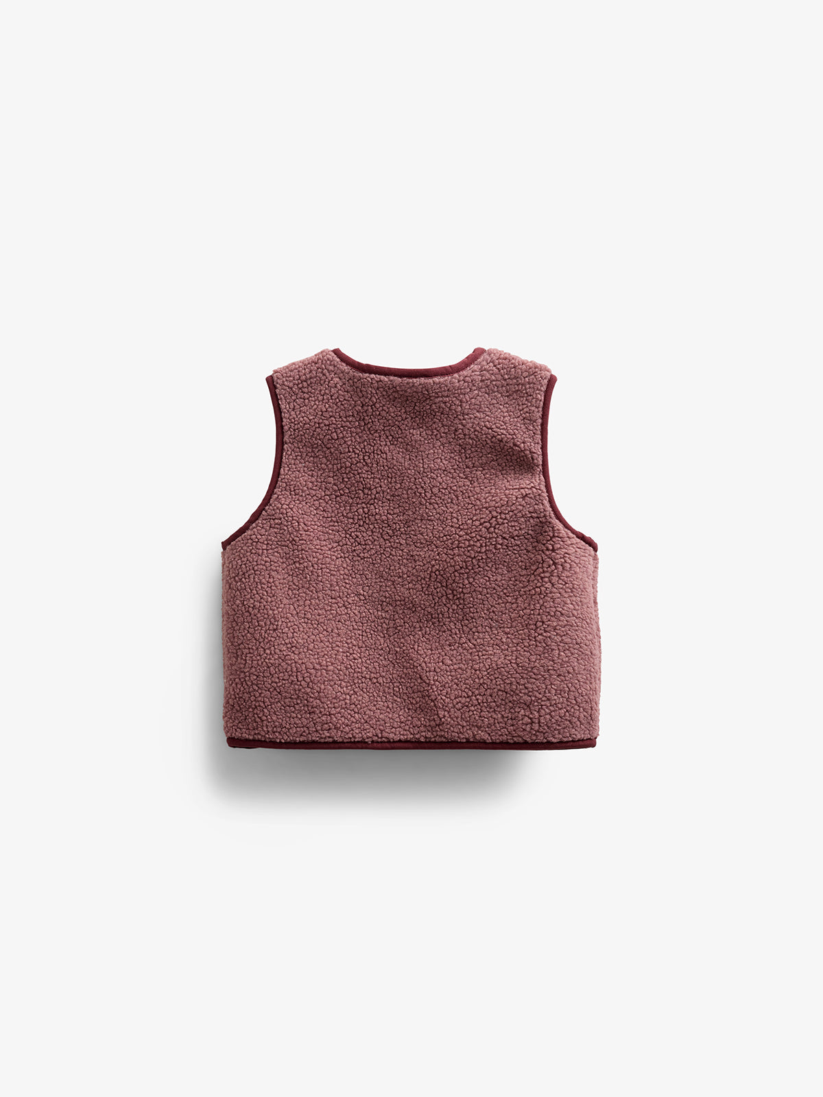 Teddyvest med knapper - Kids - Old Rose | 100631 Mayfield