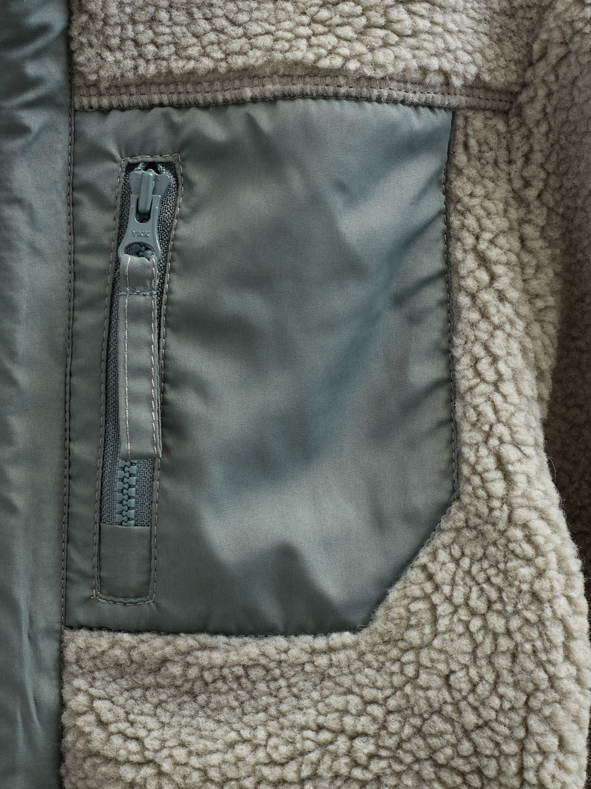 Teddyjakke med lynlås - All - Dusty Green | 100633 Elliot