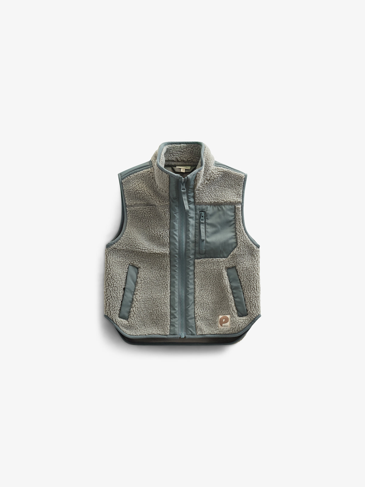 Teddyvest med Lynlås - All - Dusty Green | 100635 Elliot
