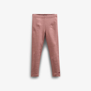 Stribede Jersey Leggins - Kids - Rose Stripe | 100654 Elise