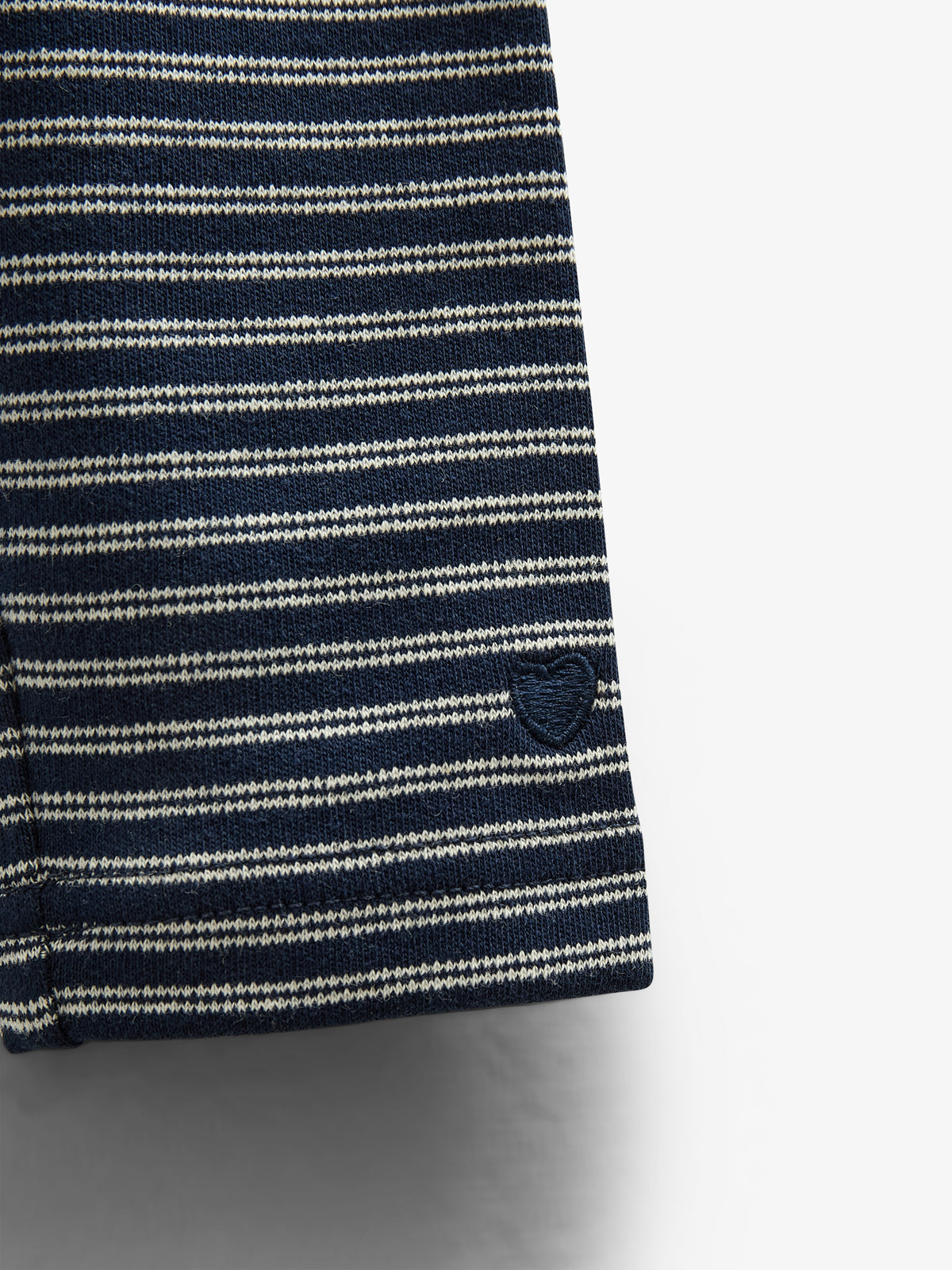 Stribede Jersey Leggins - Kids - Navy Stripe | 100655 Elise