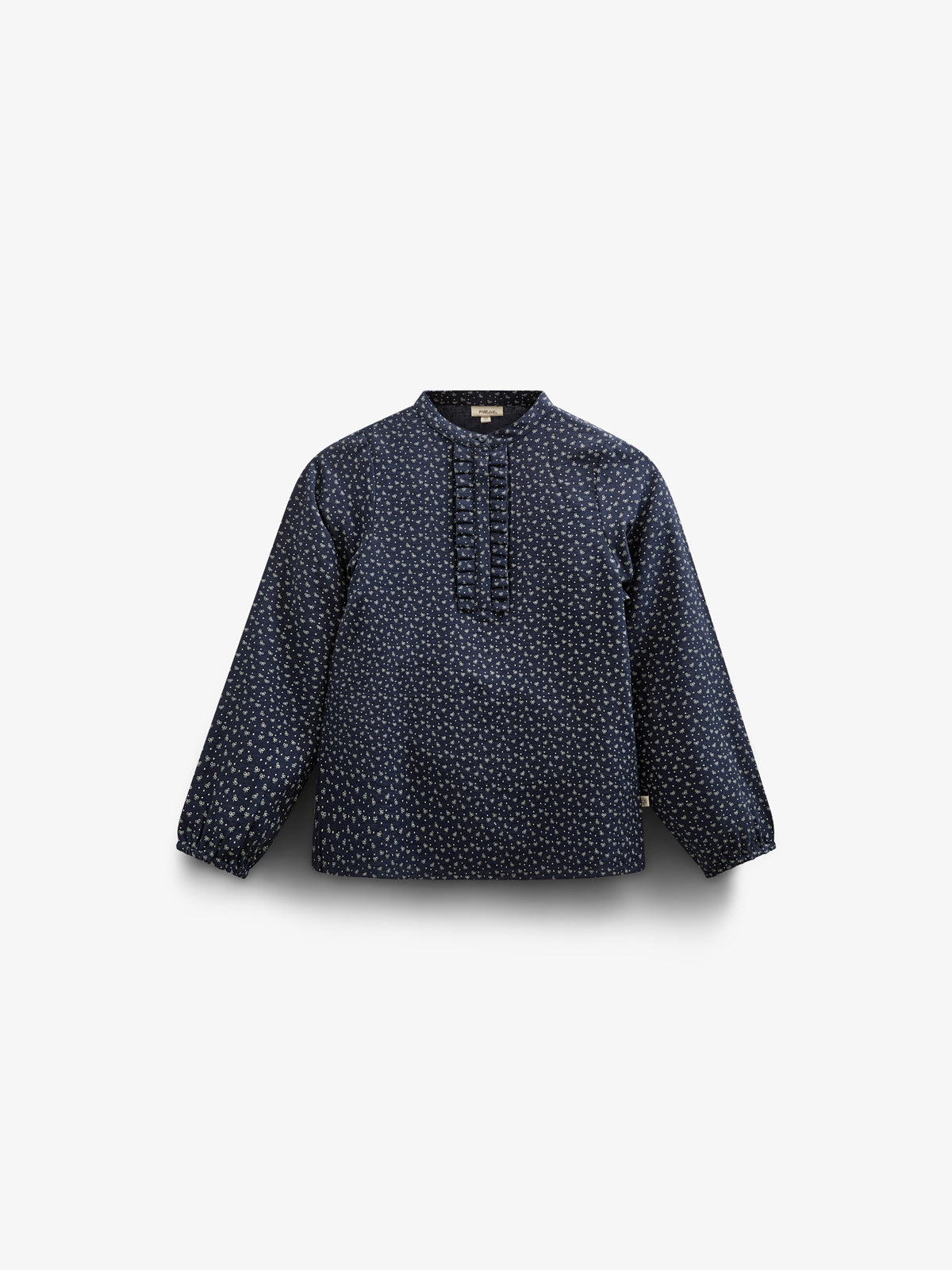 Skjorte i Printet Crepe-viscose - Tween - Navy | 100658 Ana