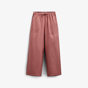 Bukser i Printet Crepe-viscose - Tween - Rose | 100659 Ana