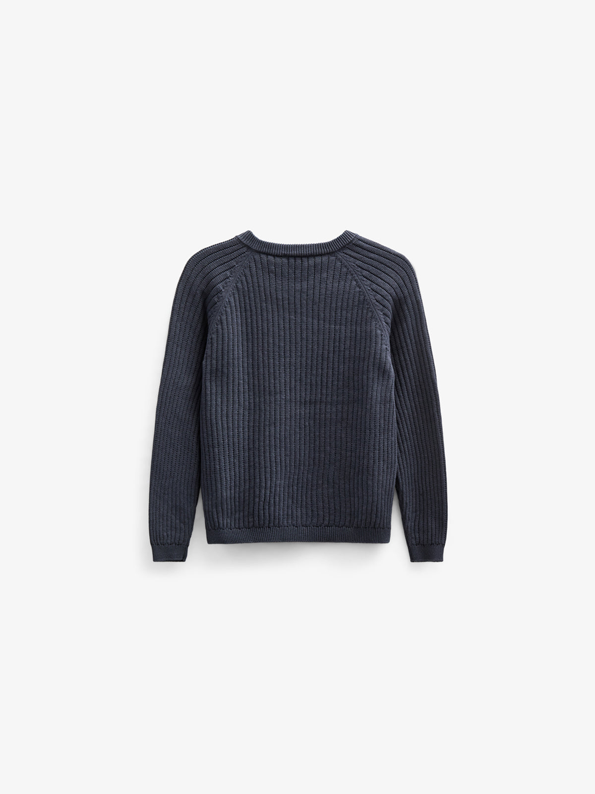 Strikket Bomuldssweater - Kids - Navy | 100693 Jett