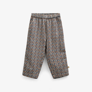 Bukser i Printet Bomuld - Kids - Blue / Brown | 100733 Maggie