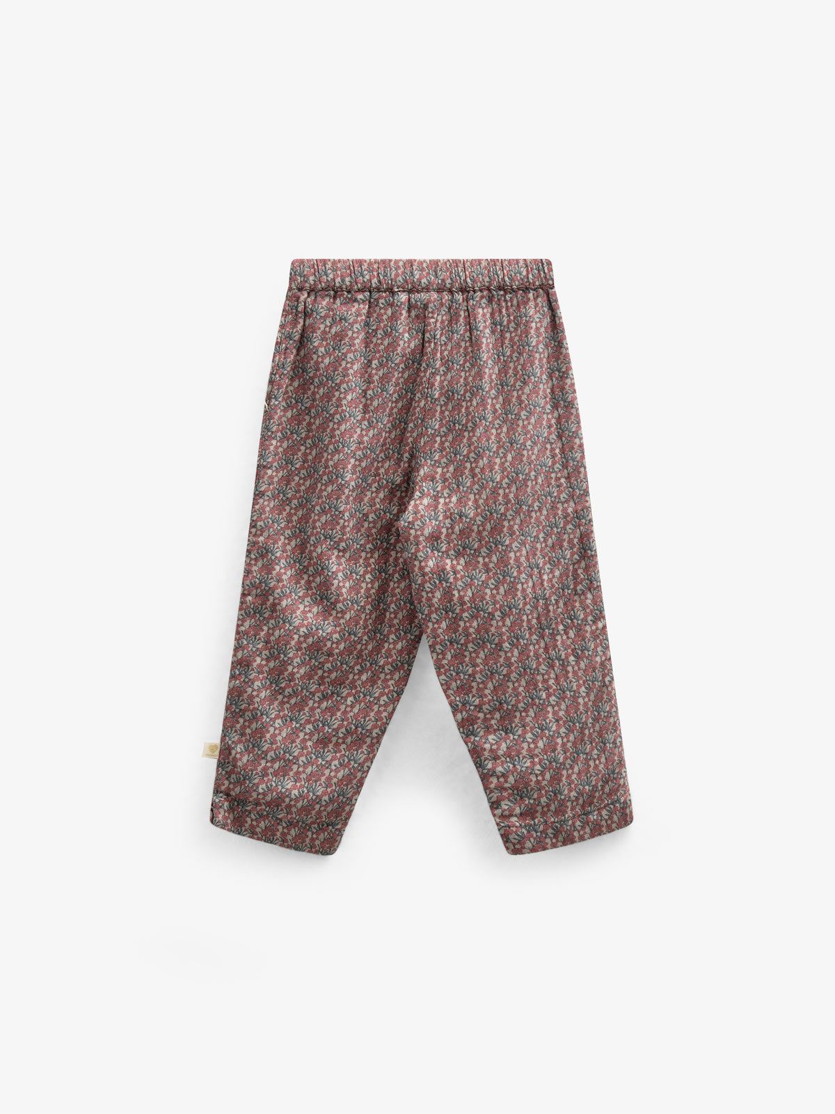 Bukser i Printet Bomuld - Kids - Rose / Green | 100734 Maggie