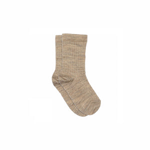 MP Rib Strømper i uld - All - Caffe Latte Melange | 100736 MP Wool Socks