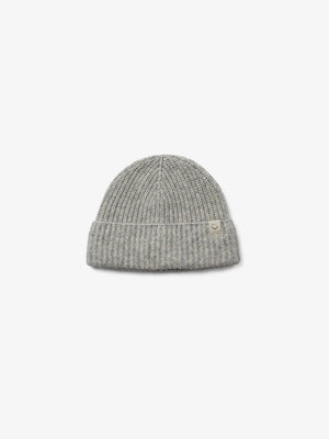 Beanie i Uldmix - All - Grey Melange | 100749 Cork