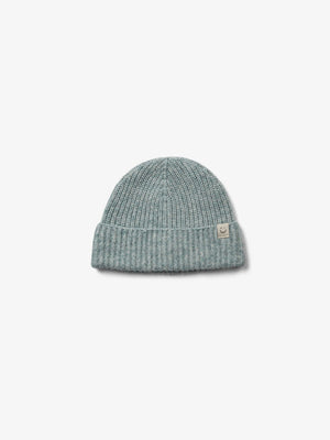 Beanie i Uldmix - All - Green Melange | 100750 Cork