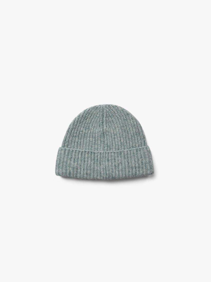 Beanie i Uldmix - All - Green Melange | 100750 Cork