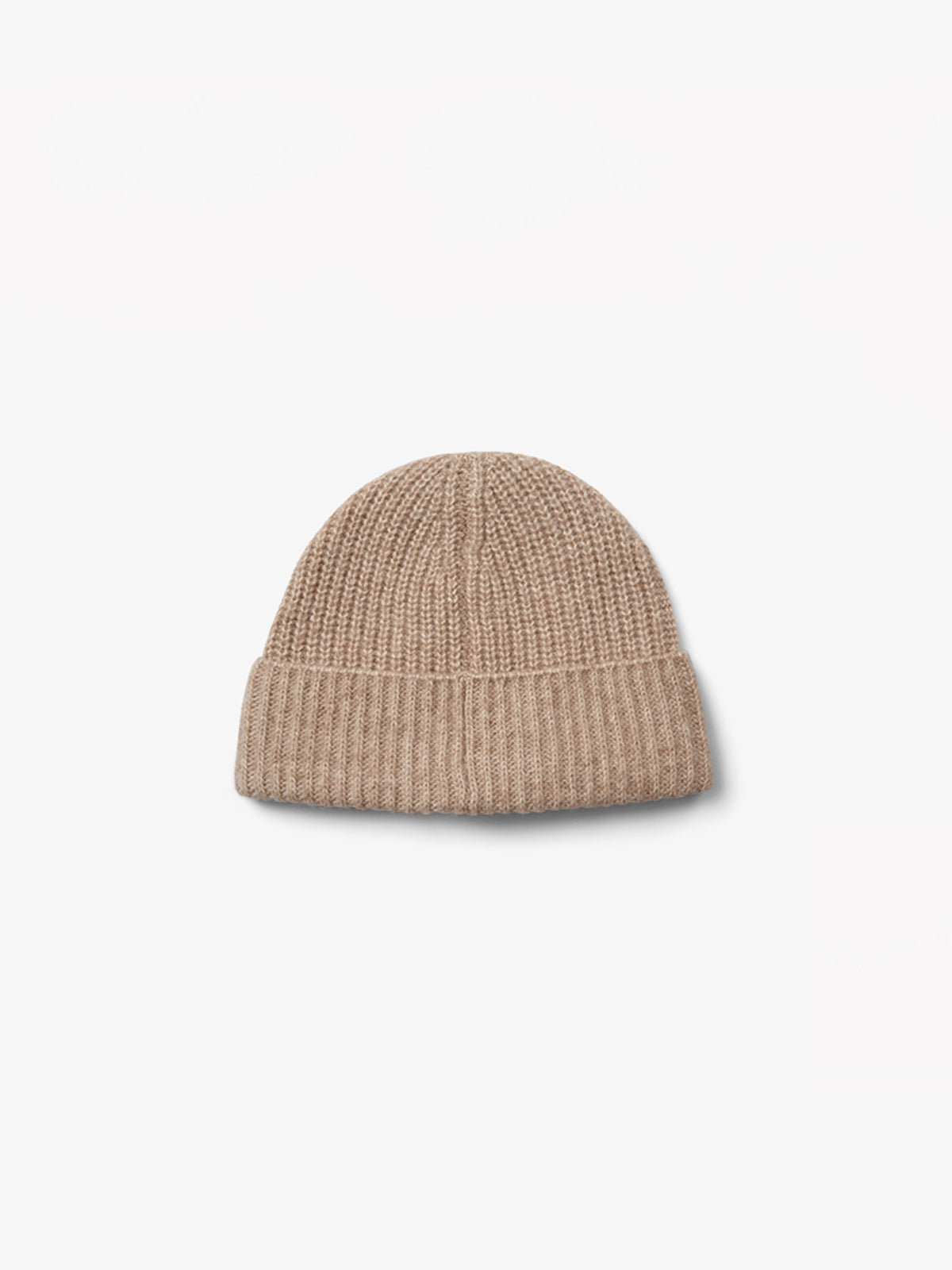 Beanie i Uldmix - All - Beige Melange | 100751 Cork