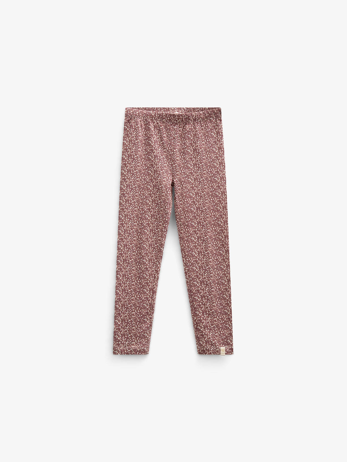 Jersey-leggings med printet - Kids - Vintage Red | 100766 Ada