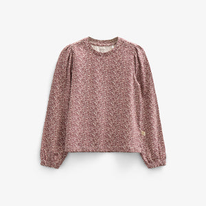Bluse i Jersey med print - Kids - Vintage Red | 100770 Ada