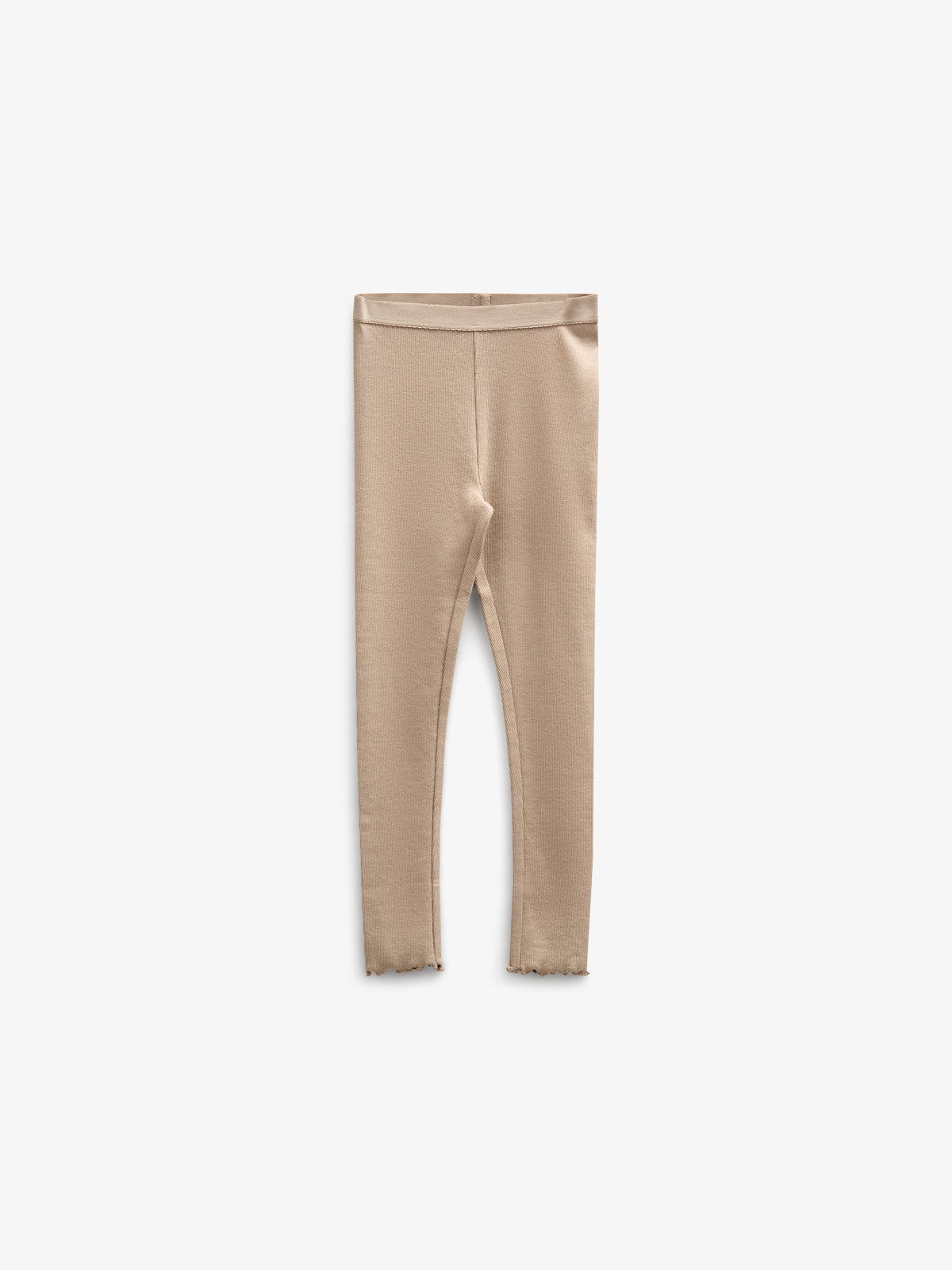 Rib-leggings i Modal - Kids - Caffe Latte | 100788 Mia