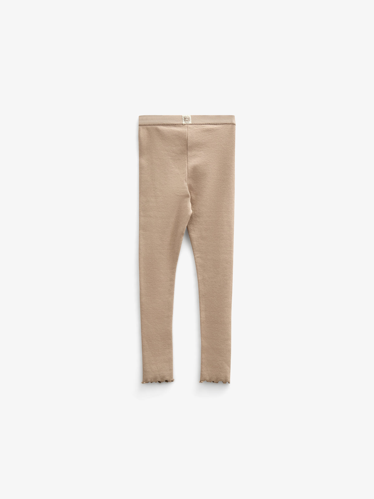 Rib-leggings i Modal - Kids - Caffe Latte | 100788 Mia