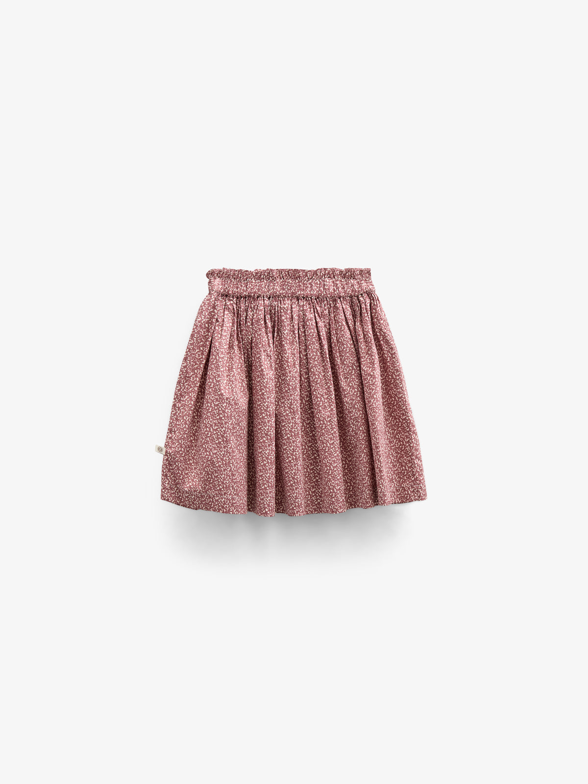 Nederdel Bomulds-Poplin med print - Kids - Vintage Red | 100796 Allie