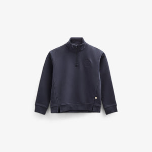 Sweatshirt med kort lynlĂĄs - Tween - Navy | 100807 Tristan