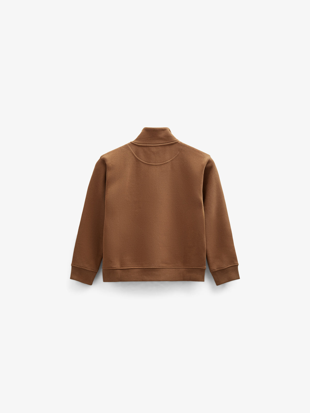 Sweatshirt med kort lynlås - Tween - Coffee | 100809 Tristan