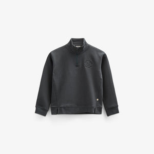 Sweatshirt med kort lynlĂĄs - Tween - Forest Green | 100811 Tristan