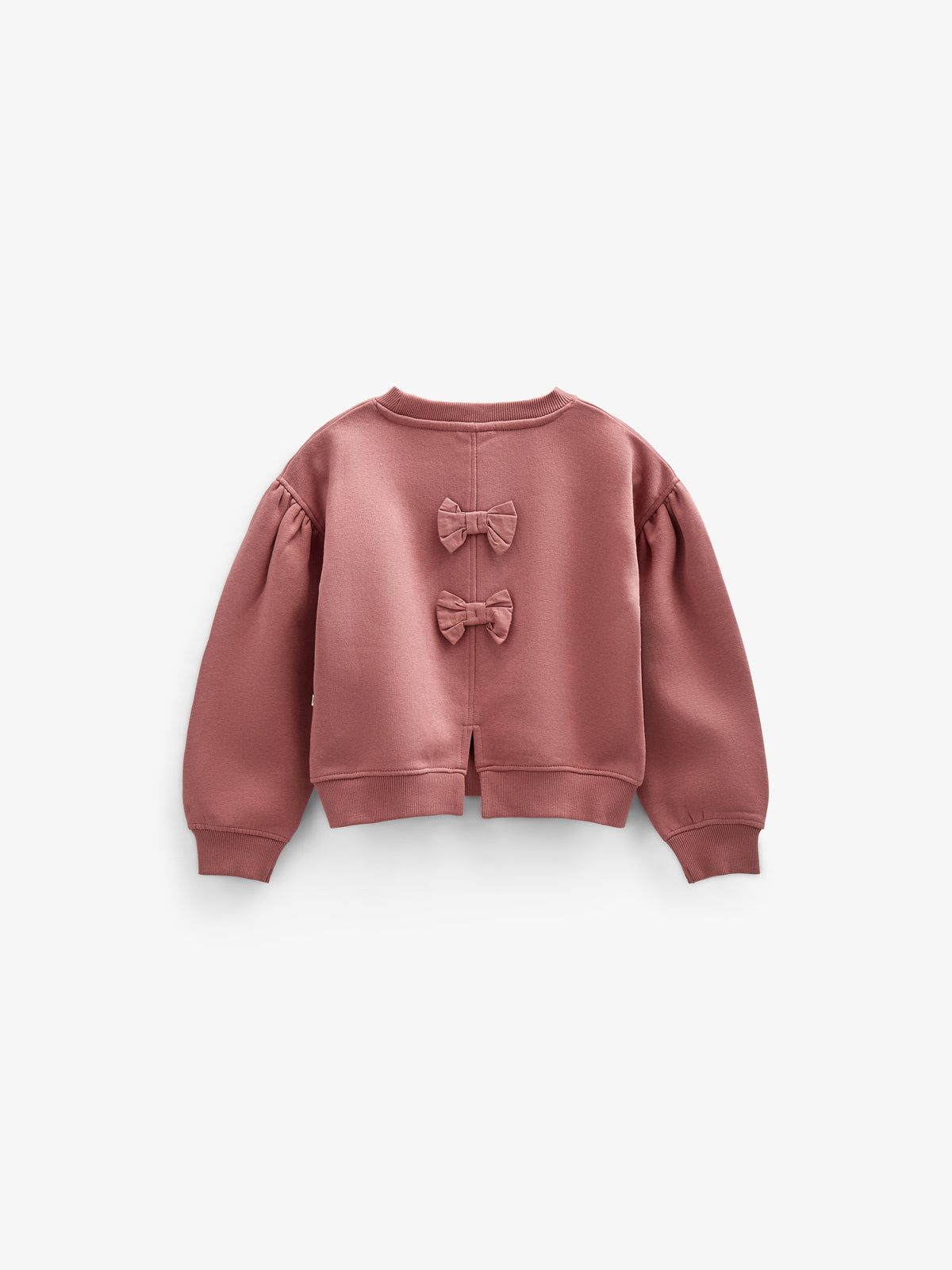 Sweatshirt med sløjfedetaljer - Tween - Vintage Red | 100813 Ruth