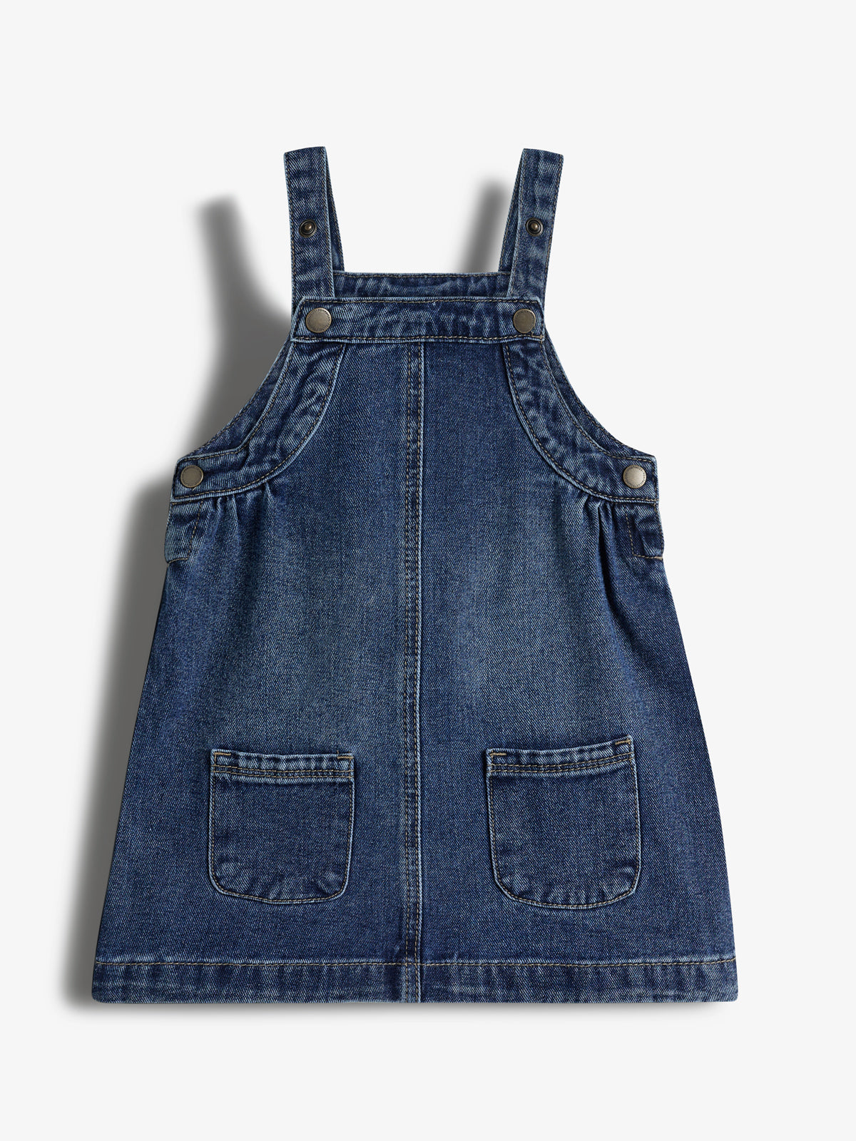 Spencer-kjole i denim - Little - Dark Blue Denim