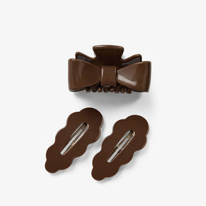 Klikspænde & Hårklemme - All - Chocolate | 100886 Cille
